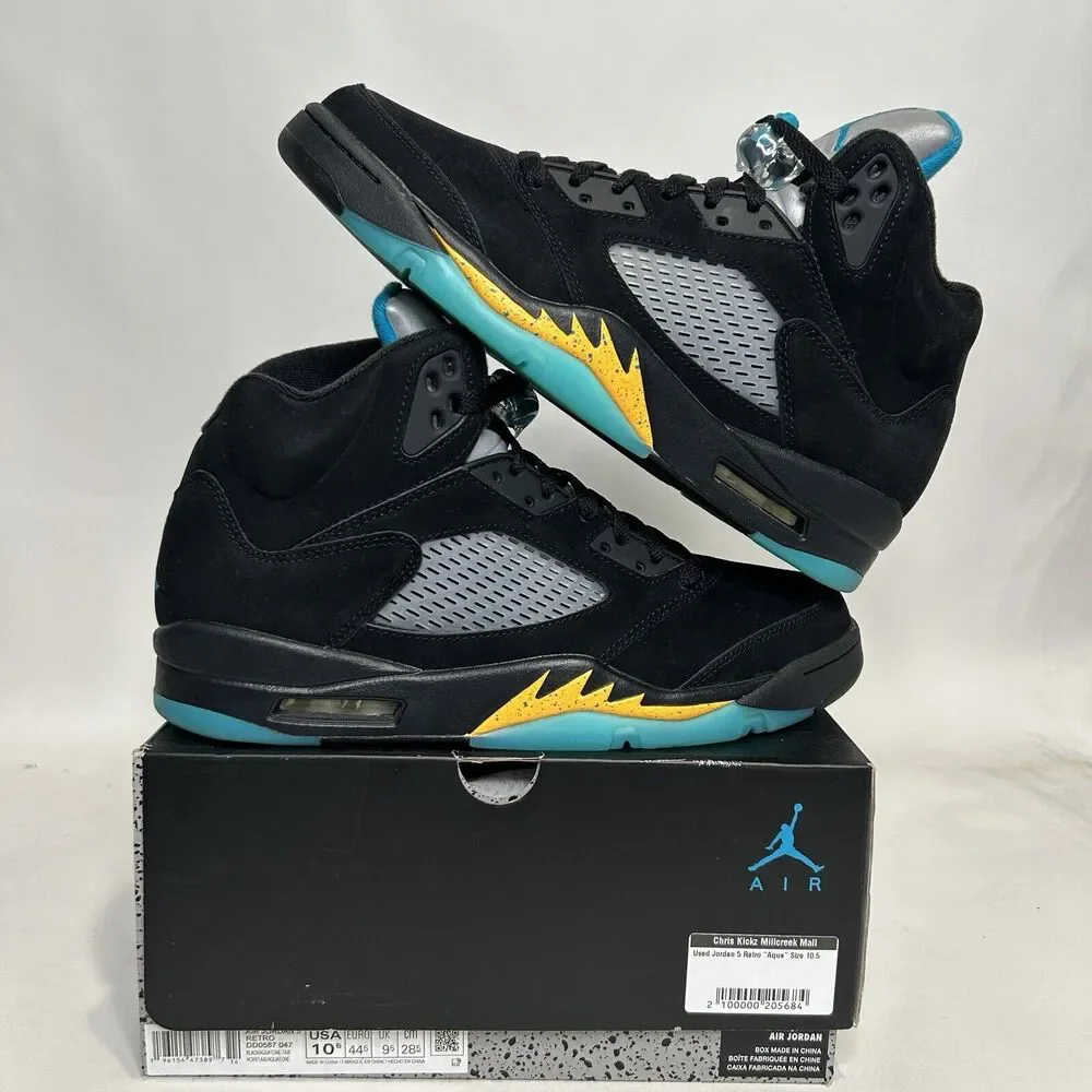 Nike Shoes Air Jordan 5 Retro “Aqua” 2024